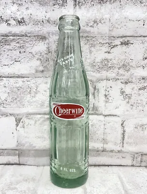 $9.99 • Buy Vintage 8oz Cheer Wine Glass Soda Bottle