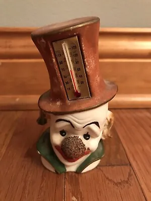 Vintage Enesco “Weather-Wise Willie” Clown Thermometer…it Works! • $9.99