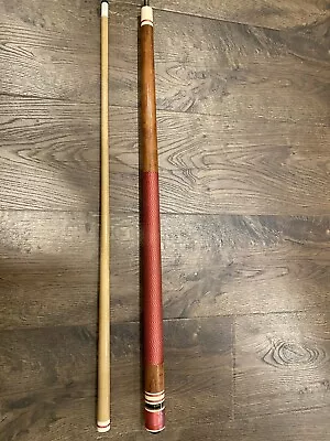 Vintage Viking 19 Oz. 12 Mm Pool Cue Red Linen Wrap 57” • $82