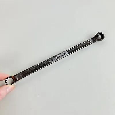 Vintage Snap-on Underline Logo XV-1214 Offset Box Wrench 3/8 And 7/16 Made USA • $7.60