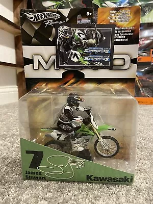 $99 • Buy Hot Wheels Moto Core Moto X James Stewart Bubba Js7 Kx450f  Mxs Dirt Bike Toy