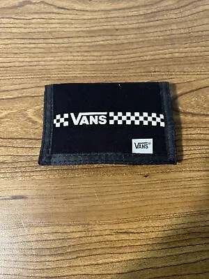 Vans Checkered Tri Fold Wallet New • $12.50