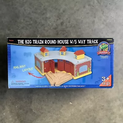 Maxim Big Train Round House With 5 Way Track Including Rounder New In Box • $29.99