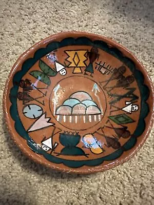 Vintage PAMUNKEY Indian Reservation VA.  Clay Plate With Rounded Edges  • $40