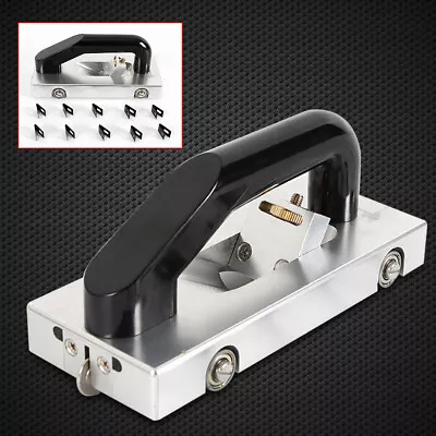 U-Type Blades Wheeled Groover Slotting Pull Tool For PVC Vinyl Floor 1.5-8.0mm • $61.44