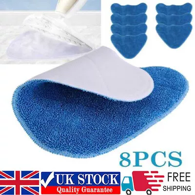 8x Steam Mop Pads Fit For VAX Steamer Cleaner Mop Pads S85-CMS86-SF-PS86-SF-T • £11.39