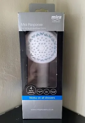 Mira Response Shower Head In White - Brand New Boxed - See Pics - Buy It £16.99 • £16.99