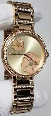 Michael Kors Courtney 36mm Floral Dial Rose Gold Tone Women's Watch MK3836 SD9 • $89.95