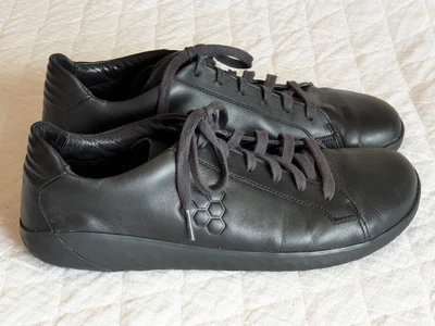 £95 • Buy Vivobarefoot Leather Geo Court II Shoes Black / Obsidian  EU44, UK10 Barely Used