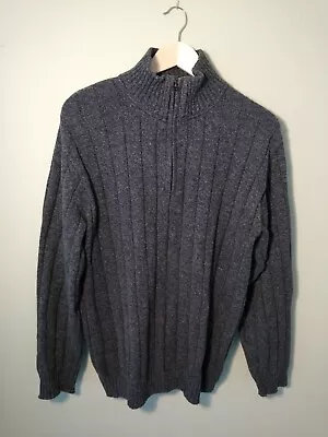 Bill Blass Men's Grey Cotton Sweater Size L • $20.80