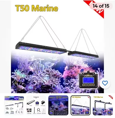 PopBloom Aquarium Led Lighting Lamp For Reef Aquarium Full Spectrum Reef Led... • $110