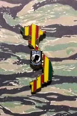 Vietnam POW MIA Country Military Hat Lapel Pin...NEW! • $10.99