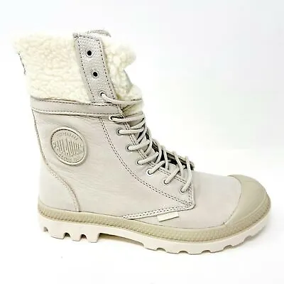 Palladium Baggy Pilot WT Feather Gray Womens Size 6.5 Boots 96432 066 • £62.69