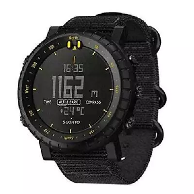 Black Yellow SUUNTO Core SS050276000 3ATM Azimuth Altitude Atmosphere Depth • $155