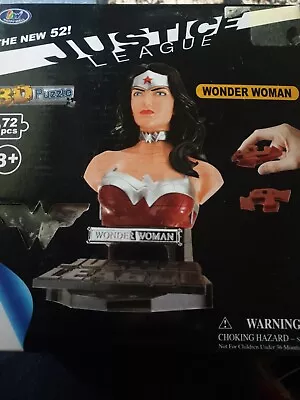 Wonder Woman Justice League 72 Pcs 3D Puzzle Brand New!!! IN BOX RARE FIND  • $25