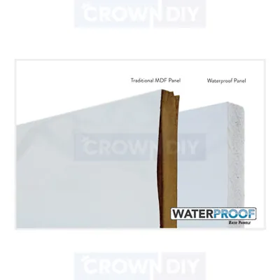 £44.99 • Buy Modern Bathroom MDF Wooden Bath Adjustable Front/End Panel 1700 1800mm 18mm Wood