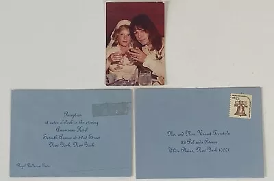 KISS Vintage Band ACE FREHLEY WEDDING INVITATION PHOTO SET NY 1976 Aucoin Era • £1167.74