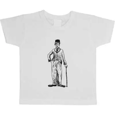 'Charlie Chaplin' Children's / Kid's Cotton T-Shirts (TS009370) • £5.99