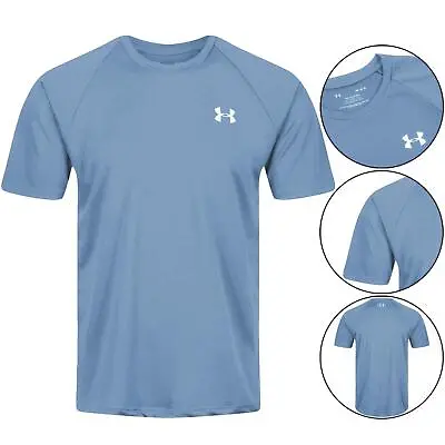 Under Armour Mens T-Shirt Short Sleeve Gym Fitness Crew Neck Top Breathable New • £11.99