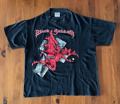 Vintage Black Sabbath Dehumanizer 1992 Tour Band XL T-Shirt 100% Cotton • $175