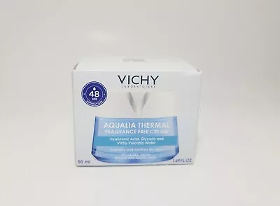 Vichy Aqualia Thermal Rich Fragrance Free Cream 1.69 Fl. Oz/ 50 ML NIB • $16.97