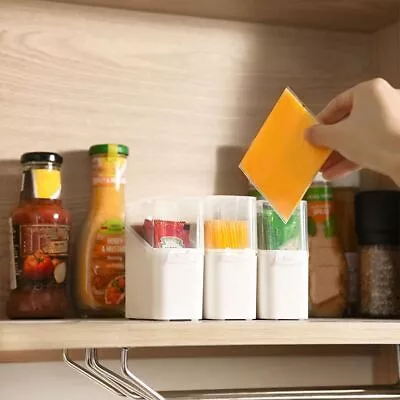 Plastic Cheese Slice Storage Container Leak-proof Tea Bag Organizer  Coffee • $8.42