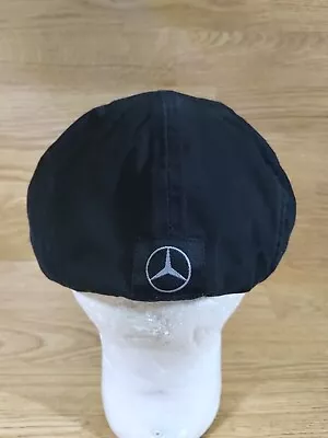 Vintage Mercedes Benz Black News Boy Adjustable Men’s Hat • $29.99