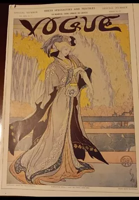 Vogue Cover Poster 1908 • $44