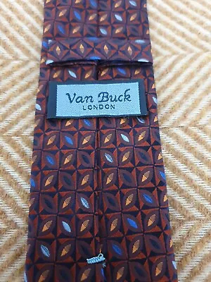 Van Buck Silk Tie 7.5cm • £12.50