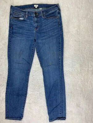 J Crew Size 29/28 Womens Jeans Stretch Skinny Medium Wash Low Rise  • $17.99