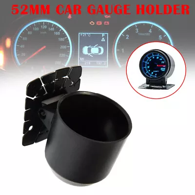 $5.90 • Buy Universal Gauge Pod Swivel Mount Holder Accessories For 52mm (2 ) Plastic Black
