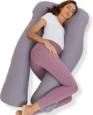 $27.11 • Buy 57 Full Body U Shaped Pregnancy Pillow Maternity Super Soft Cushion With Cover