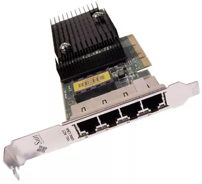 Sun X4600 ATLS1QGe Gigabit M2 PCIe 4-Port Card 7055021 Standard Bracket Adapter • $27.80