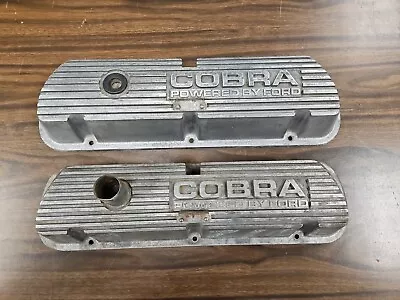 FORD MUSTANG 260 289 302 351w SBF COBRA POWERED BY FORD Valve Cover Set Shelby • $82