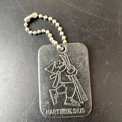 Vintage Advertising HART Metal SKIS Key Chain Skiing • $7.95