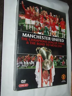 Manchester United F.C. Champions League Final & The Road To Moscow DVD NEW • £5.99