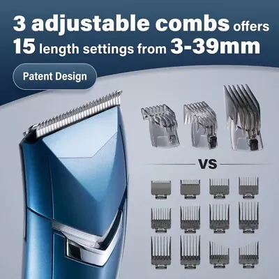 Grooming Kit Rechargeable Cordless Electric Hair Clipper Trimmer Set For Men • $12.99