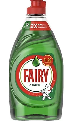 Fairy Washing Up Liquid Original With LiftAction 320ML  X 6 | SAME DAY DISPATCH • £7.36