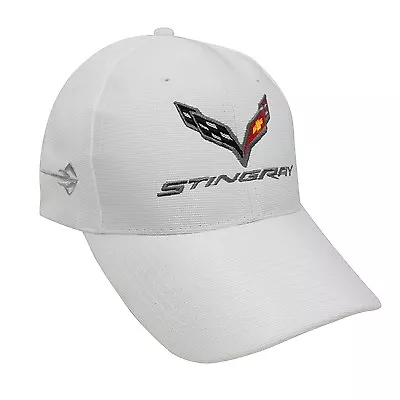 Chevrolet Corvette C7 Stingray DuPont Performance White Baseball Cap • $25.99