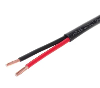 250FT Outdoor Speaker Cable 16/2 Black UV 16AWG Direct Burial Wire Audio Bulk NE • $65.95