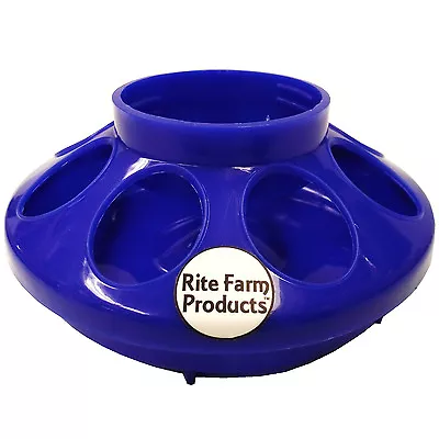 Blue Rite Farm Products Feeder Base For Poly/glass Quart Jar Poultry Chicken • $6.29