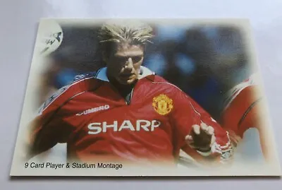 No.76 David Beckham - Card 1999 - MINT Man Utd 9 Card Player & Stadium Montage • £9.99