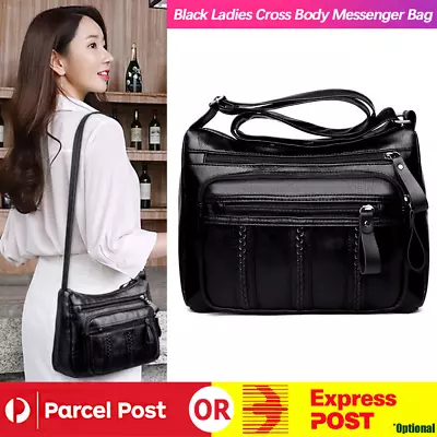 Ladies Cross Body Messenger Bag Women Shoulder Over Bags Handbags Soft Phone Bag • $13.97