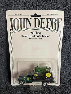 ERTL John Deere 1950 Chevy Dealer Truck W/Tractor 1/64 # 5933 • $21.50