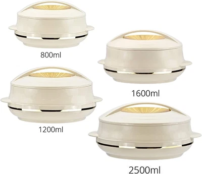 £26.70 • Buy 4 Pc Olympic Thermal Hot Pot Insulated Food Warmer Casserole Serving Dishes Set