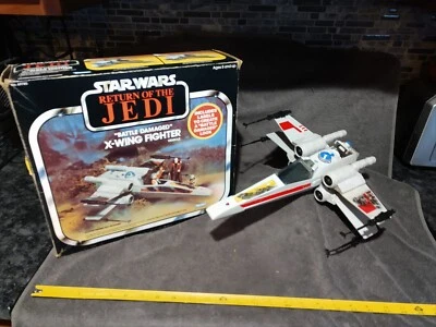 $629.99 • Buy Vintage Kenner Star Wars Battle Damage X Wing Fighter Original W Box Complete 
