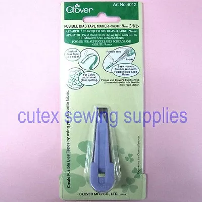 $5.95 • Buy Clover Fusible Bias Tape Maker - Finish Width Size 9mm (3/8 )