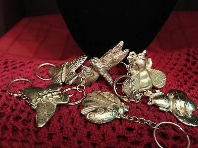 Vintage Pewter 3D Insect Key Ring You Choose 1! • $8