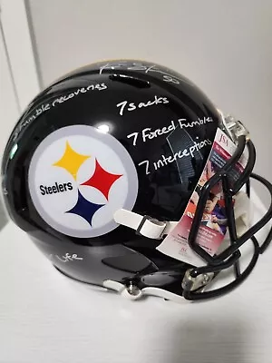 Ryan Shazier Signed Full Helmet Multi Inscribed Pittsburgh Steelers! COA JSA! • $550