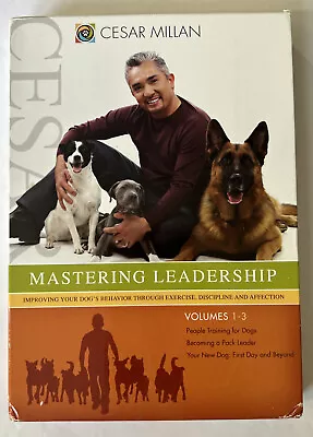 Cesar Millan's Mastering Leadership - Volumes 1-3 (DVD 2005-2007) Pre-owned • £6.25